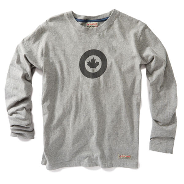 Rcaf Long Sleeve T-Shirt Grey - SM