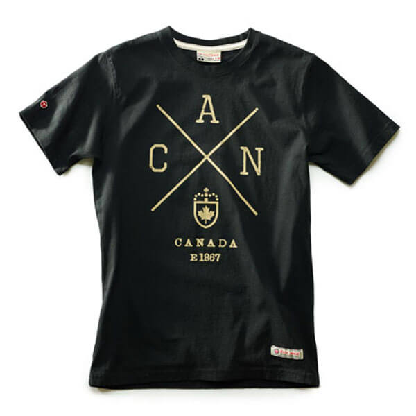 Cross Canada T-Shirt Black Medium