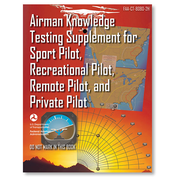 ASA Airmn Knwldge Test Suppl: Sport Recrtnl Remote PVT