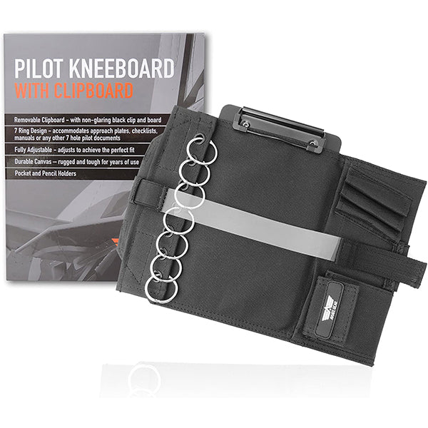 Pilot Kneeboard With Clipboard