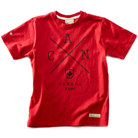 Can-X S/S T-Shirt - Heritage RED - Small