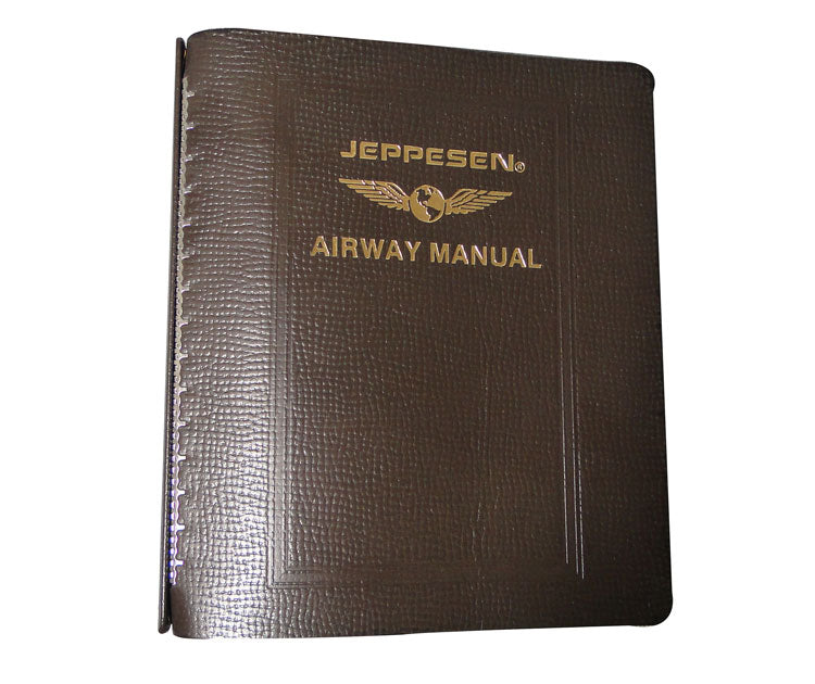 Jeppesen Premium Leather Binder - 2 Inch