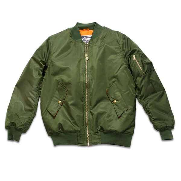 MA-1 Green Flight Jacket NO Patches Small