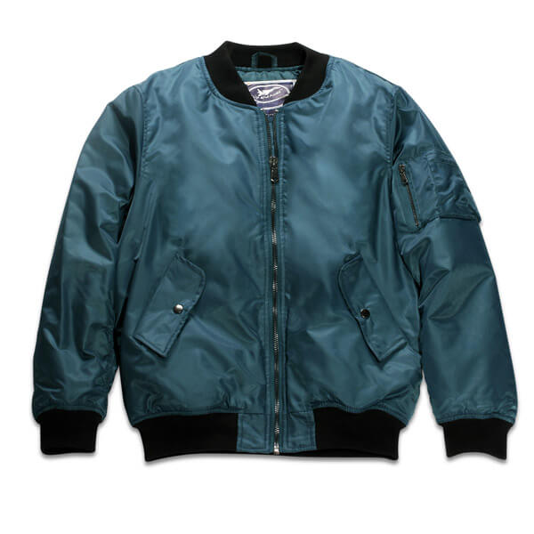 MA-1 Blue Flight Jacket NO Patches Large