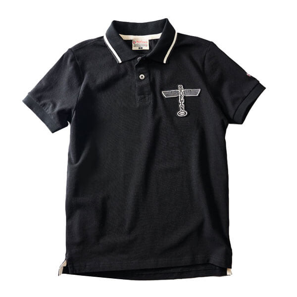 Boeing Totem Polo Shirt - Black - Medium