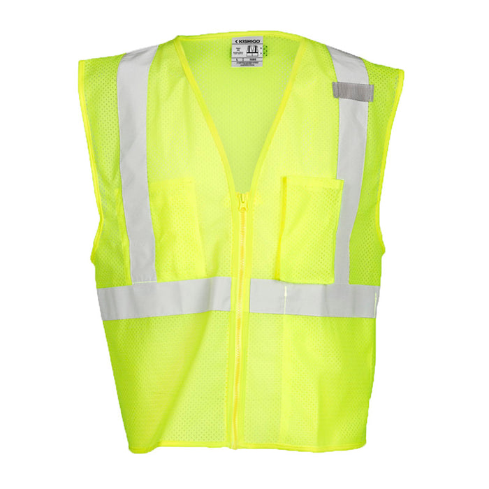 Kishigo 3 Pocket Zipper Mesh Vest XXL