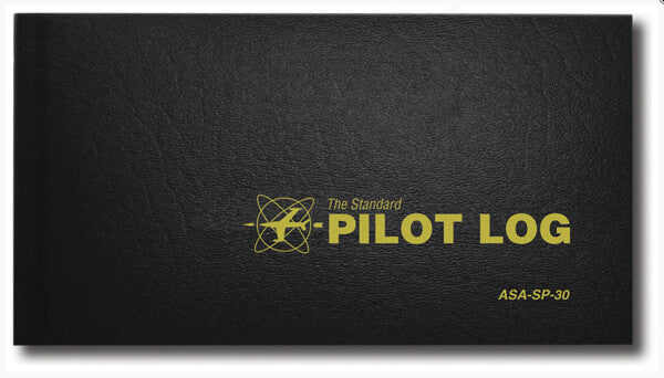 ASA Standard Pilot LOG Hrdcvr Black