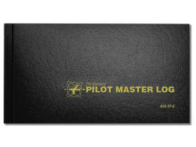 ASA STD Pilot LOG Hrdcvr Black