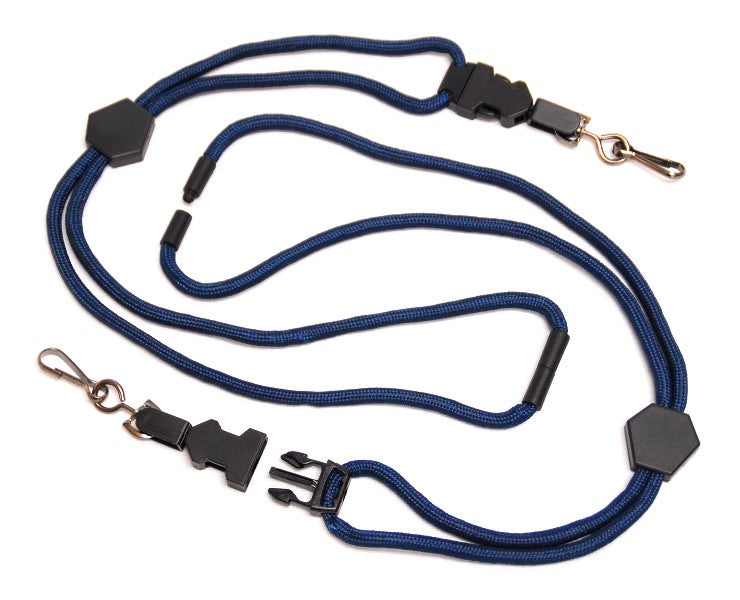 Lanyard With Break Away Hook (Navy)