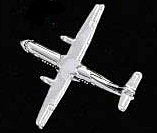 ATR-42 (3-D Cast) Tackette Silver