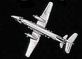 Beech 1900 (3-D Cast) Tackette Silver