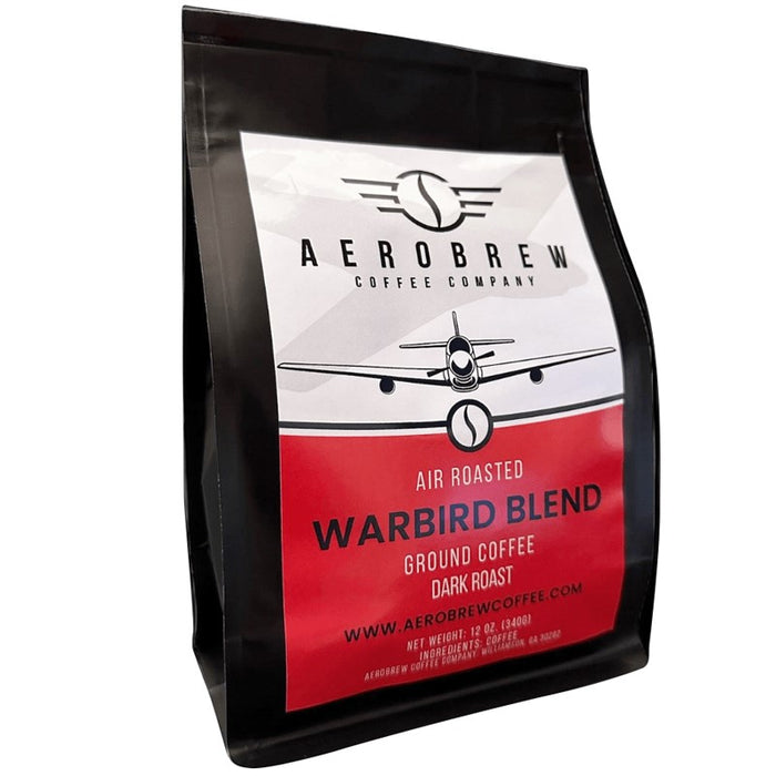 Aerobrew Coffee Company - Warbird Blend - Dark - Whole Bean - 12 OZ BAG