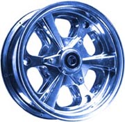 8 Aluminum Wheel- W/O Bearing