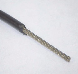Stainless Steel Cable 3/32BLACK 7X7