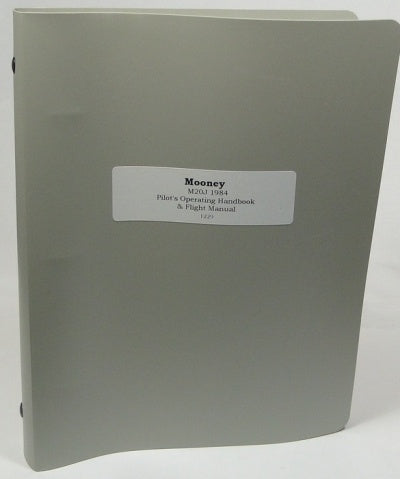 Mooney M20J 1980 Pilot Operating Manual