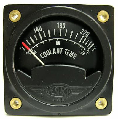 Westach 2-1/4 Square Coolant Temp 100-260F 2A9-5 NON TSO