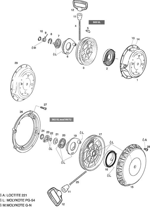 Rotax 845-300 Retaining Ring 15