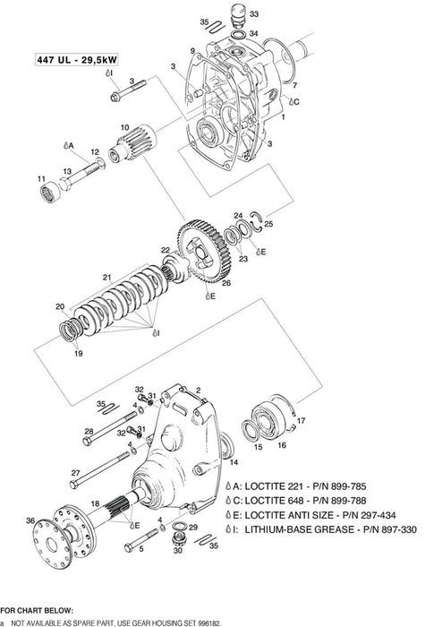 Rotax 445-070 Retaining Ring 62X2