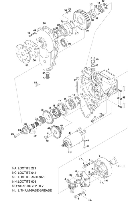 Rotax 852-430 Sprag Clutch Housing