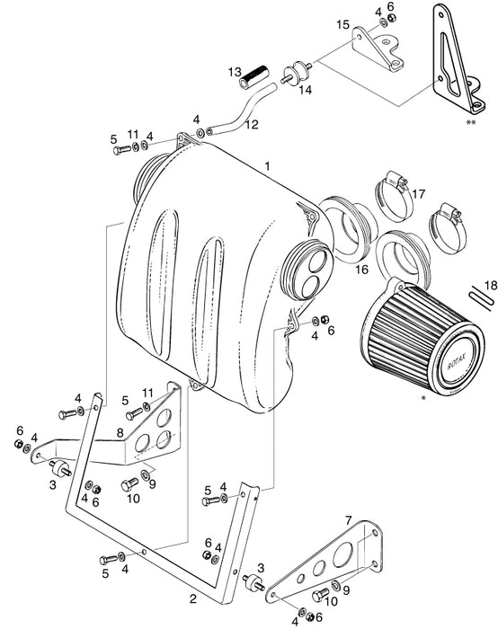 Rotax 940-563 Hex. Screw M6X20