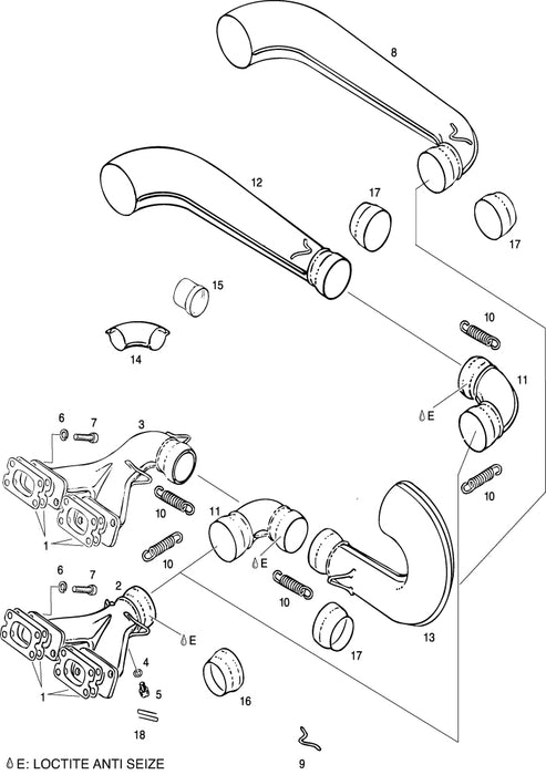 Rotax 879-920 Outlet Elbow Assy.