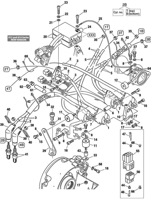 Rotax 851-118 Cable Clamp 113/M5