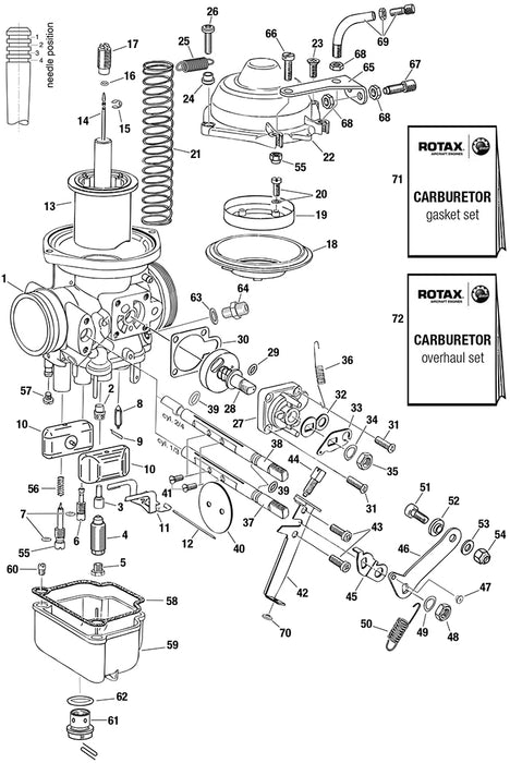 Bing CV Needle JET 2.72 45-196-2.72