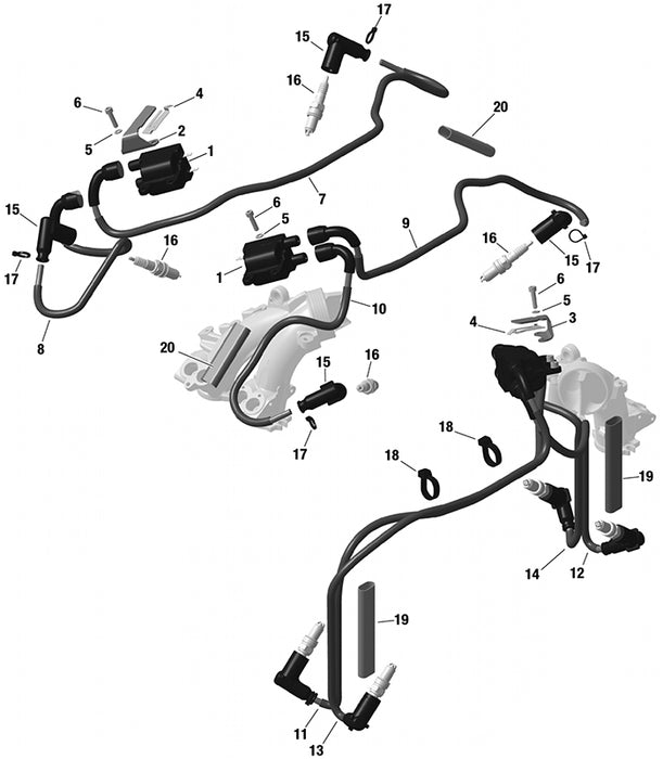 Rotax 441-341 Allen Screw M5X20 DIN 912
