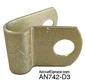 Clamps Plain AN742-6 Steel