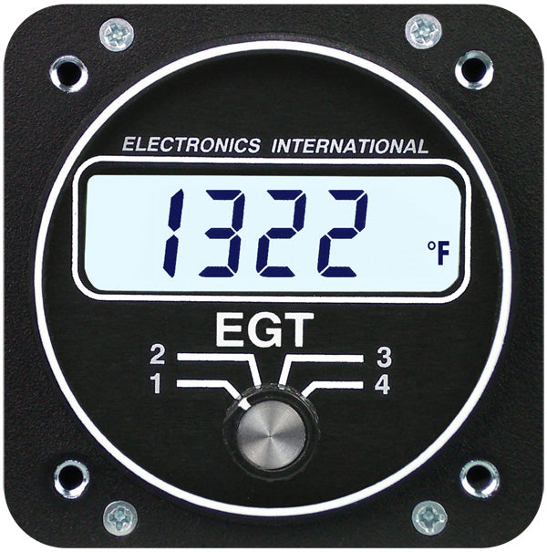 EI E-4 EGT Four Channel Gauge 2-1/4 TSO