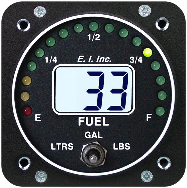 EI FL 1RA Single Fuel Level Resistive 24V 2-1/4 NON TSO