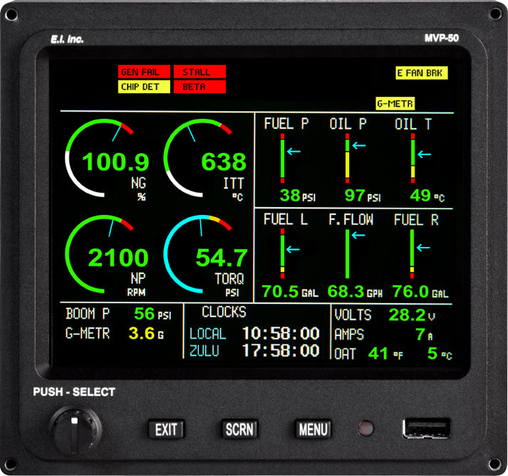 EI MVP 50T Turboprop Lycoming Package TSO