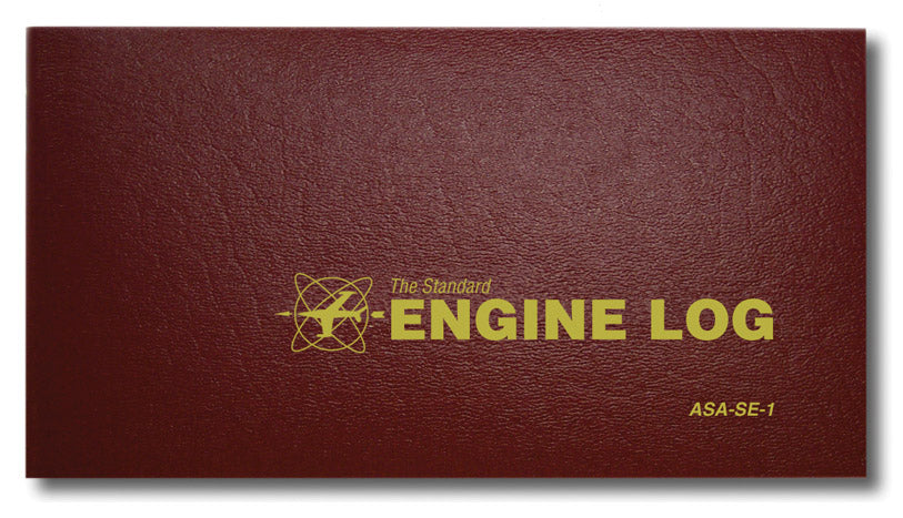 ASA Engine Logbook RED Softcover