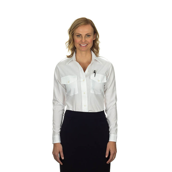 AV Shirt Women L/S 10 White