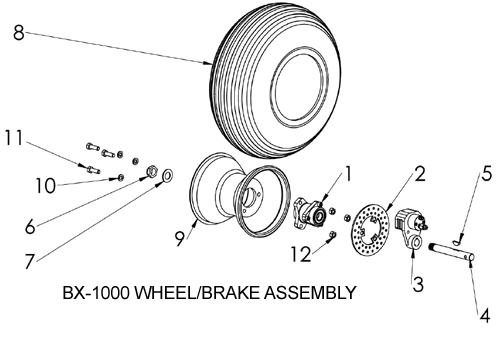 Axle NUT 5/8-100 X 24/64