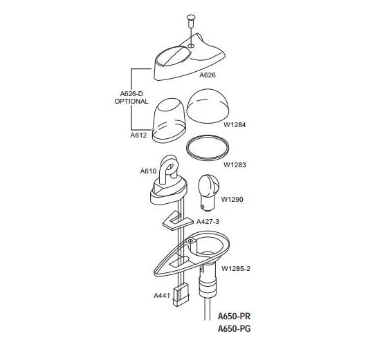 Whelen A466A1 Lens