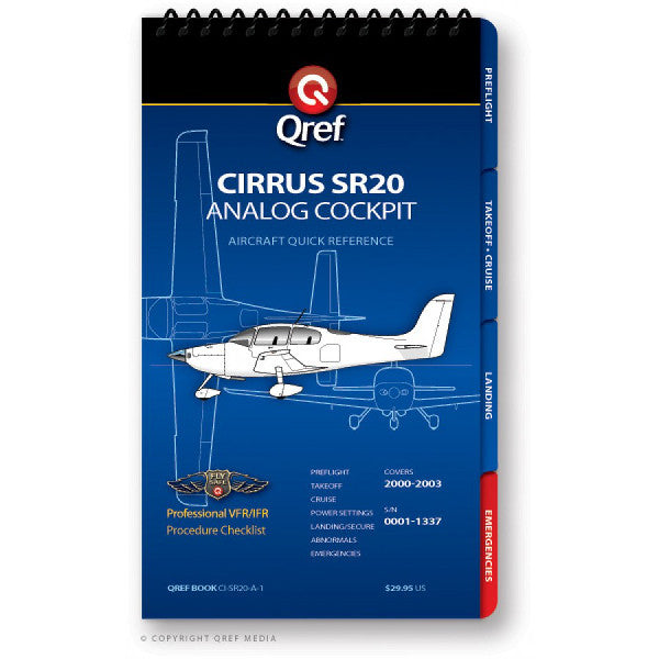 Cirrus SR22 G3 Qref Card