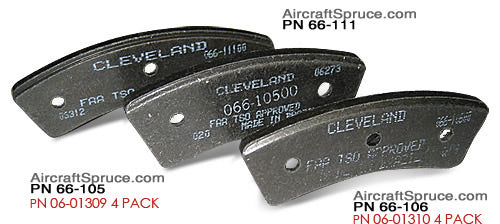 Clev Brake Lining 66-106 4PK