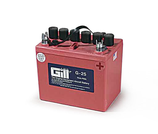 Gill Battery G-25 W/Acid