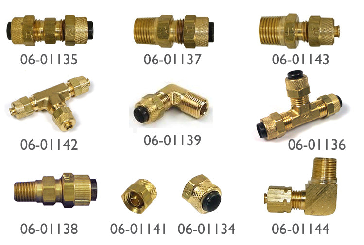 STR Fitting 1/8 NPT-1/4 Comp