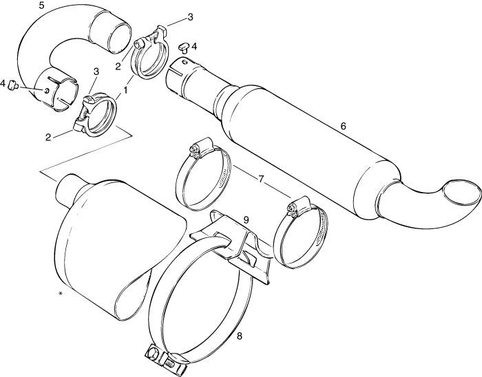 Rotax 851-130 Clamp 60-80