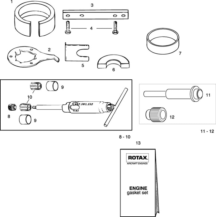 Rotax 877-020 Circlip Installation Sleeve