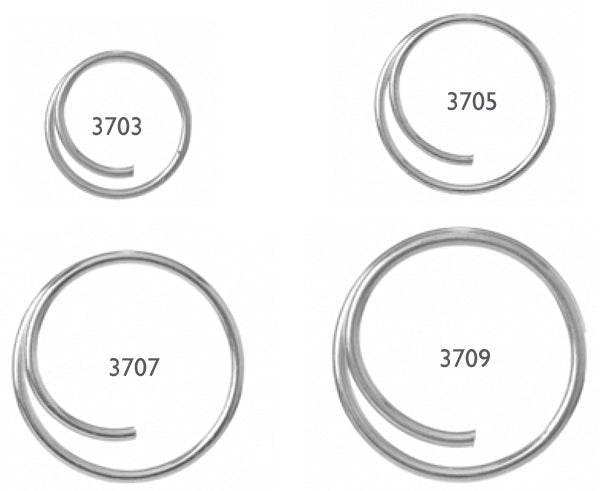 Ring Cotter Zinc #3703 5/8 OD