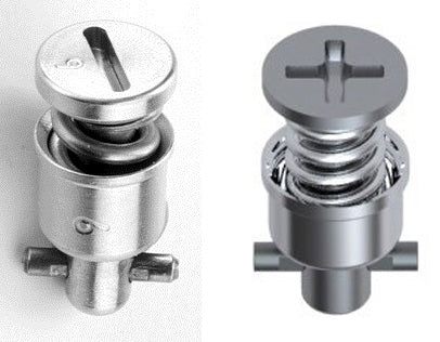 Collared Slot - Stainless Stud SK4002-12S
