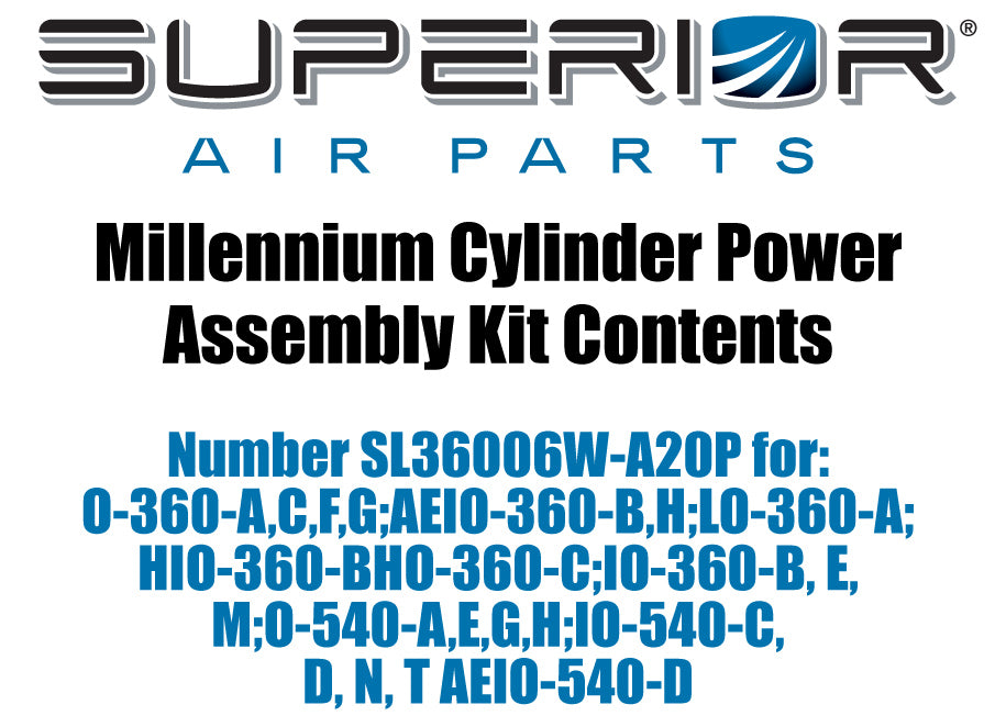 Superior Millennium Cylinder SL36006W-A20P Complete