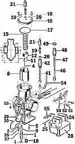 Bing 54 Float KIT Bing Floats 35-913-201