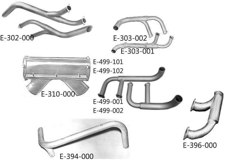 Continental 200 J-3 Exhaust Stack - RH