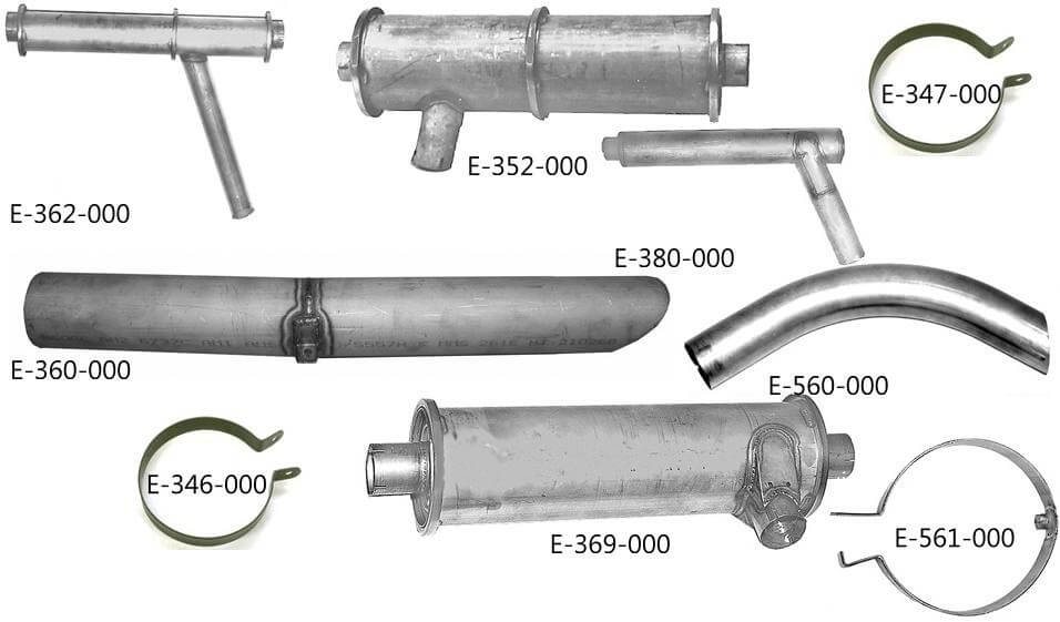 Piper Tailpipe Clamp